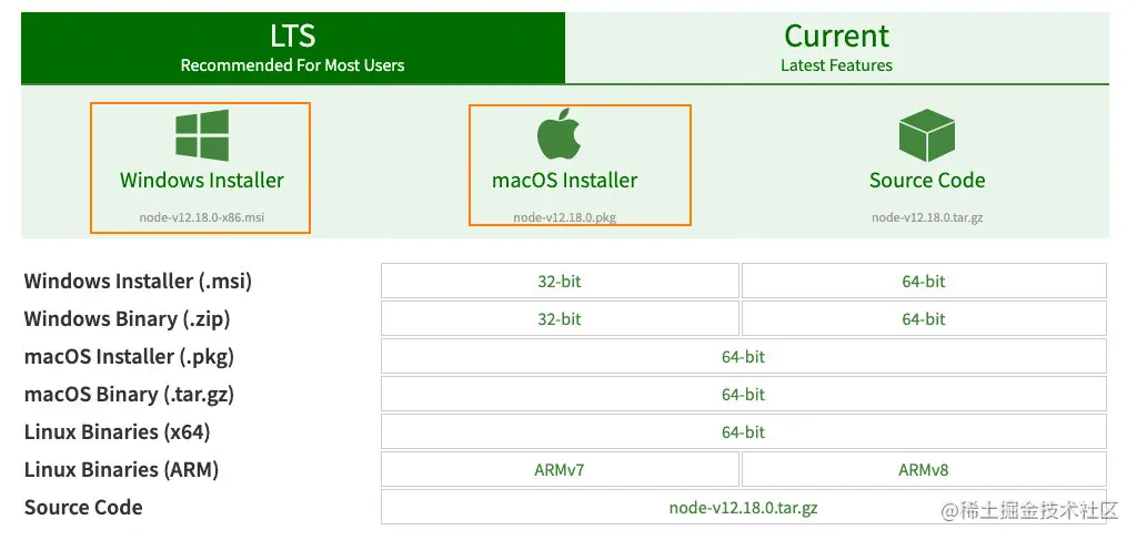 nodejs下载