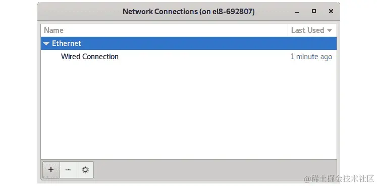 图 6.4 - nm-connection-editor 的初始屏幕