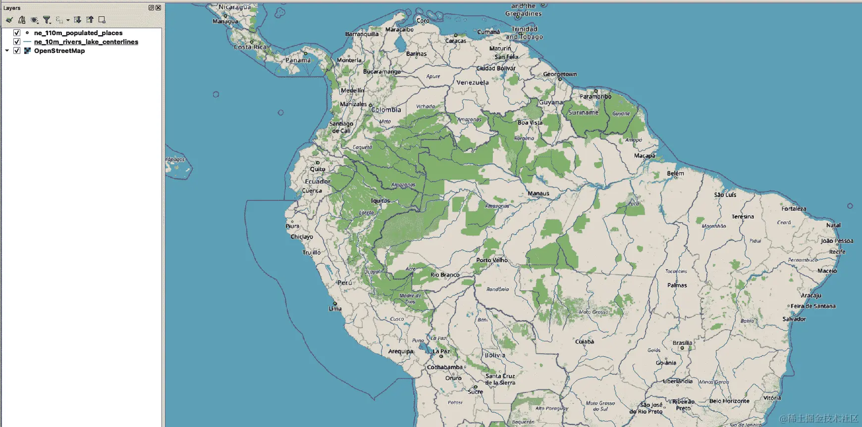 在地图画布中探索感兴趣的区域