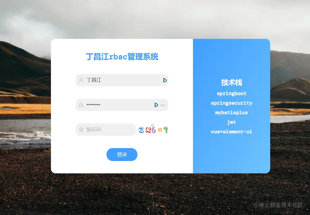springsecurity搭配vue实现通用rbac权限控