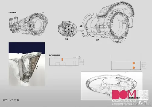 《太空群落》“深空号”飞船设计 - 瑞云渲染