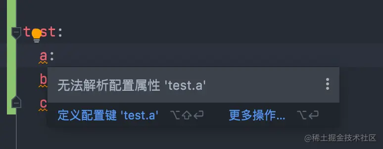 自定义的配置项