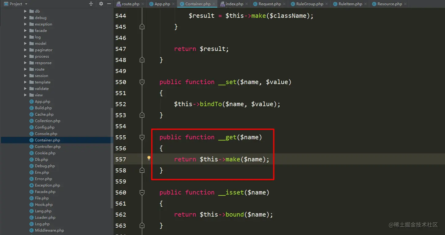 Container魔术方法