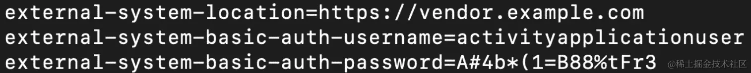 图 10.19：生产环境的键值