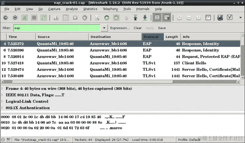 针对 EAP 的攻击
