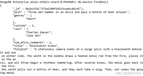 图 7.4：查看文档结构（输出被截短以保持简洁）