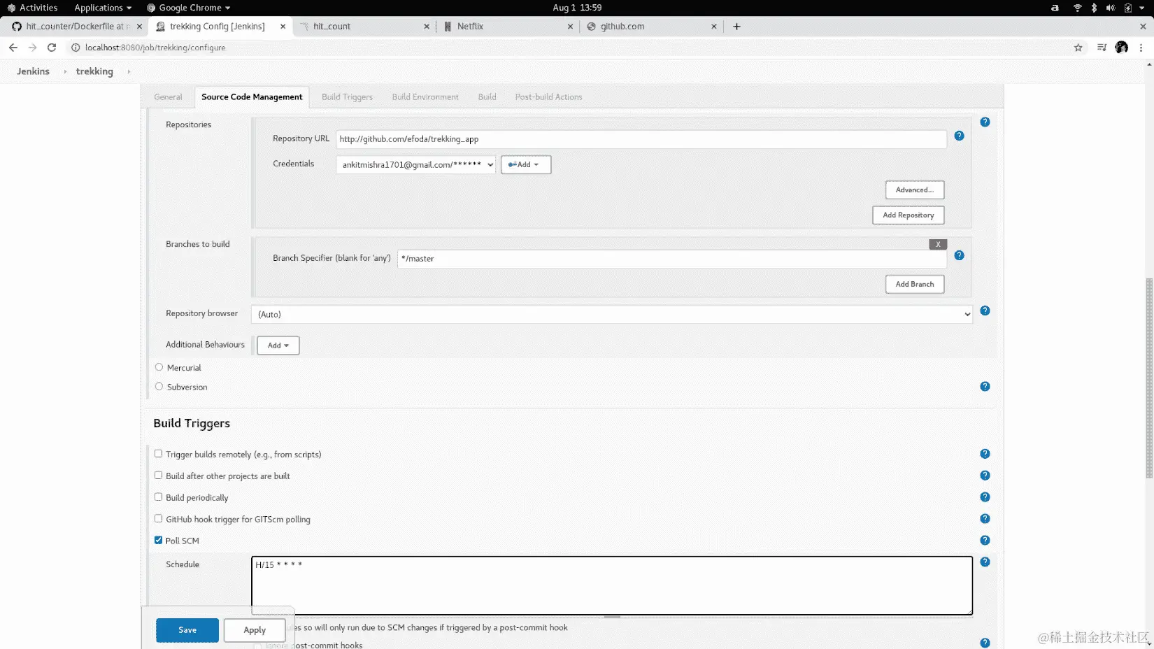 图 8.57：插入 GitHub URL