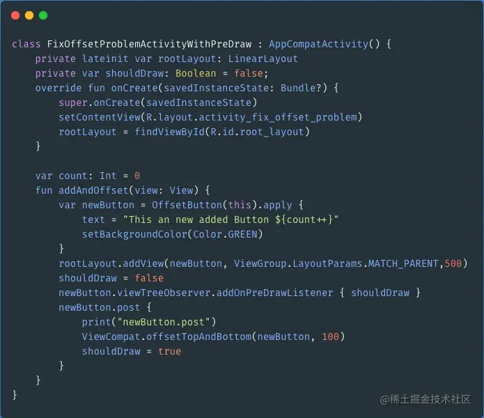 post+OnPreDrawListener方式解决