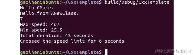 图 1.67：程序输出