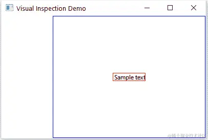 图 9.14 - 使用矩形输出 GUI 元素的视觉边界