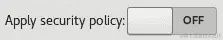 图 1.52 – RHEL8 安装 – 安全策略配置切换（关闭）