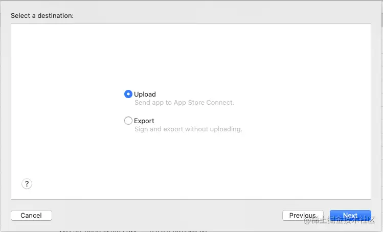 选择"Upload"
