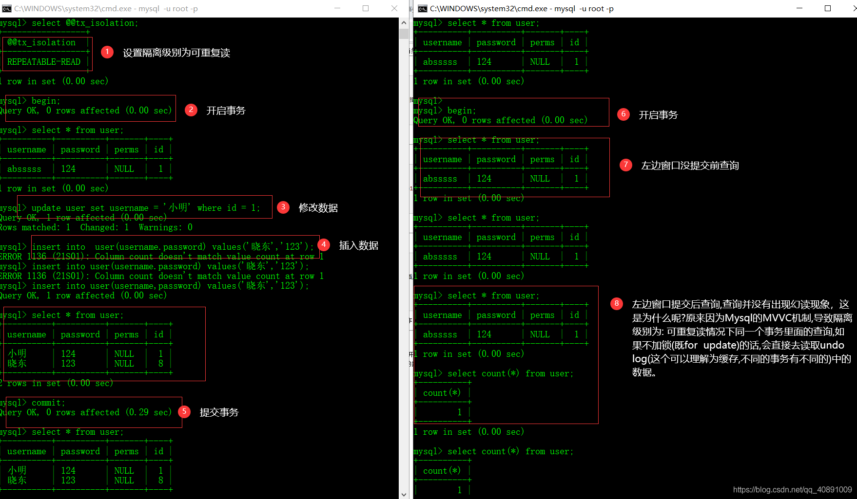 不可重读现象测试