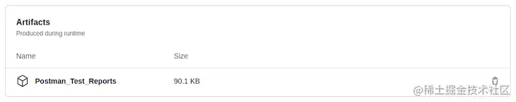 Completed Postman Test Reports File