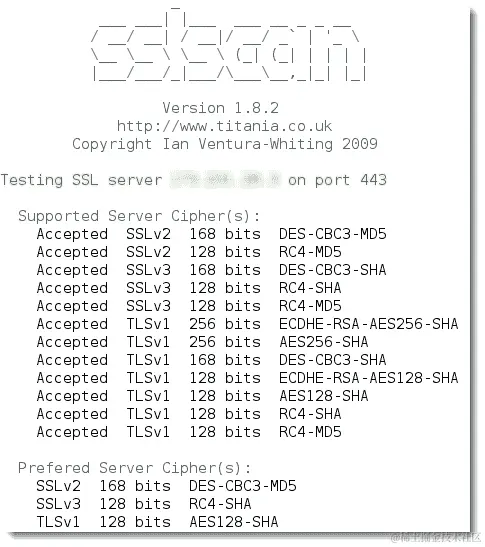 SSL 连接的侦察