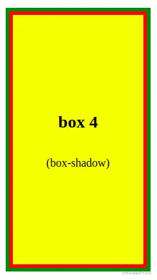 Double-Border Example CSS Box-Shadow Property