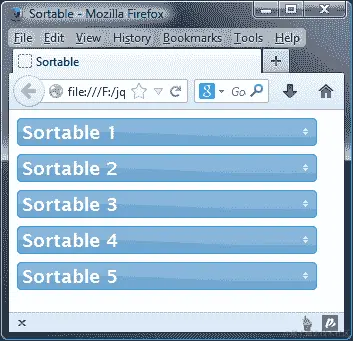 配置可排序选项
