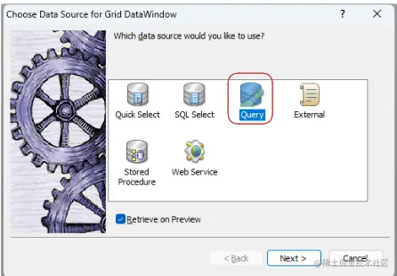  使用Query 数据源