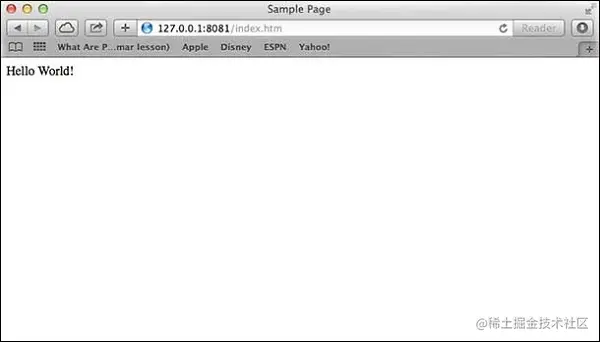 First Server Application