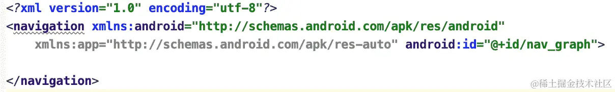 图 3.19：导航未使用警告下划线