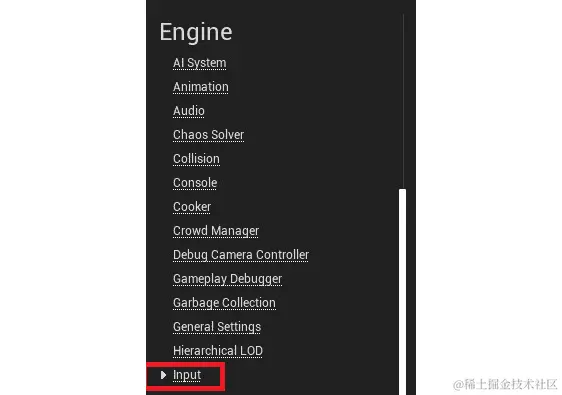 图 3.7：项目设置的输入部分