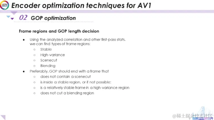 AV1编码器优化技术