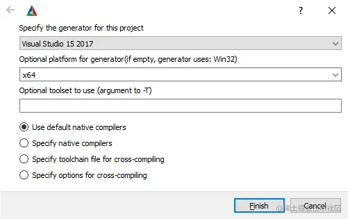 设置 Visual Studio 版本