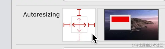 UIViewAutoresizingFlexibleBottomMargin | UIViewAutoresizingFlexibleWidth.gif