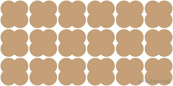 用径向渐变制作的图案背景