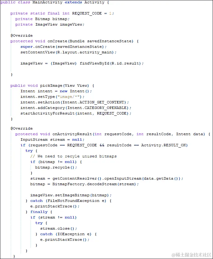 MainActivity.java 类