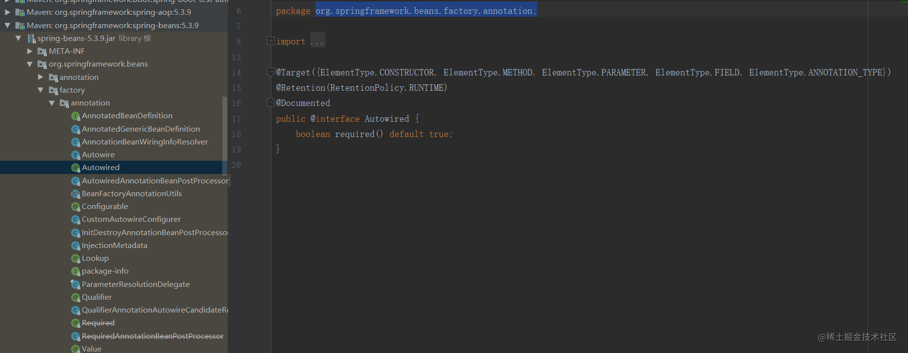 The implementation of the @Autowried annotation in Spring - Moment For ...