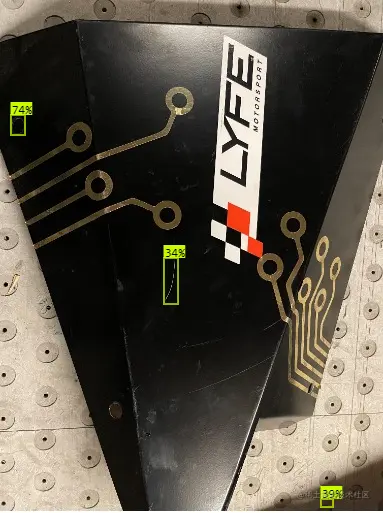 Initial model results showing accuracy of 74%, 34%, and 39%
