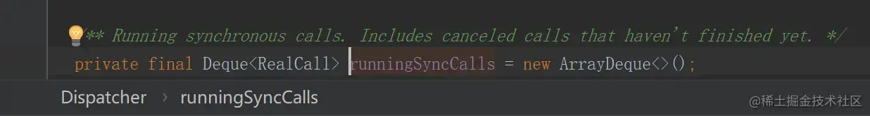 这个是定义在类中的同步执行队列