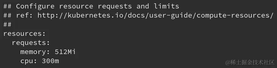 图 3.24 - 资源部分的值
