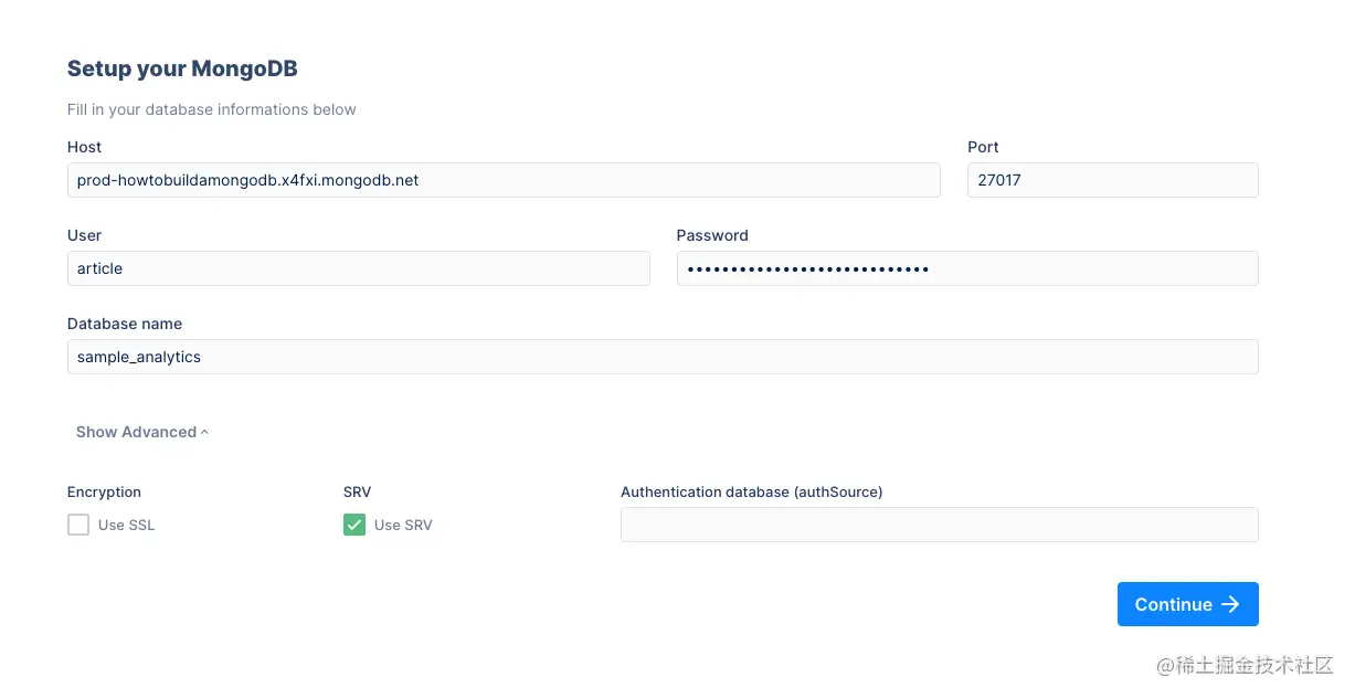 How to build a MongoDB admin panel