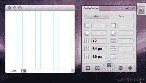 Photoshop 网格模板