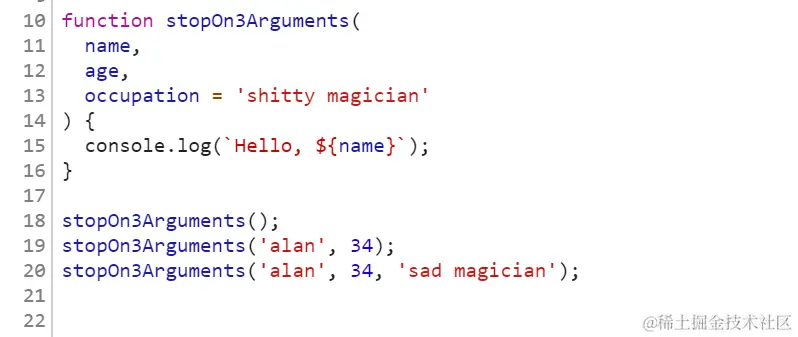 Conditional Breakpoint - argument length