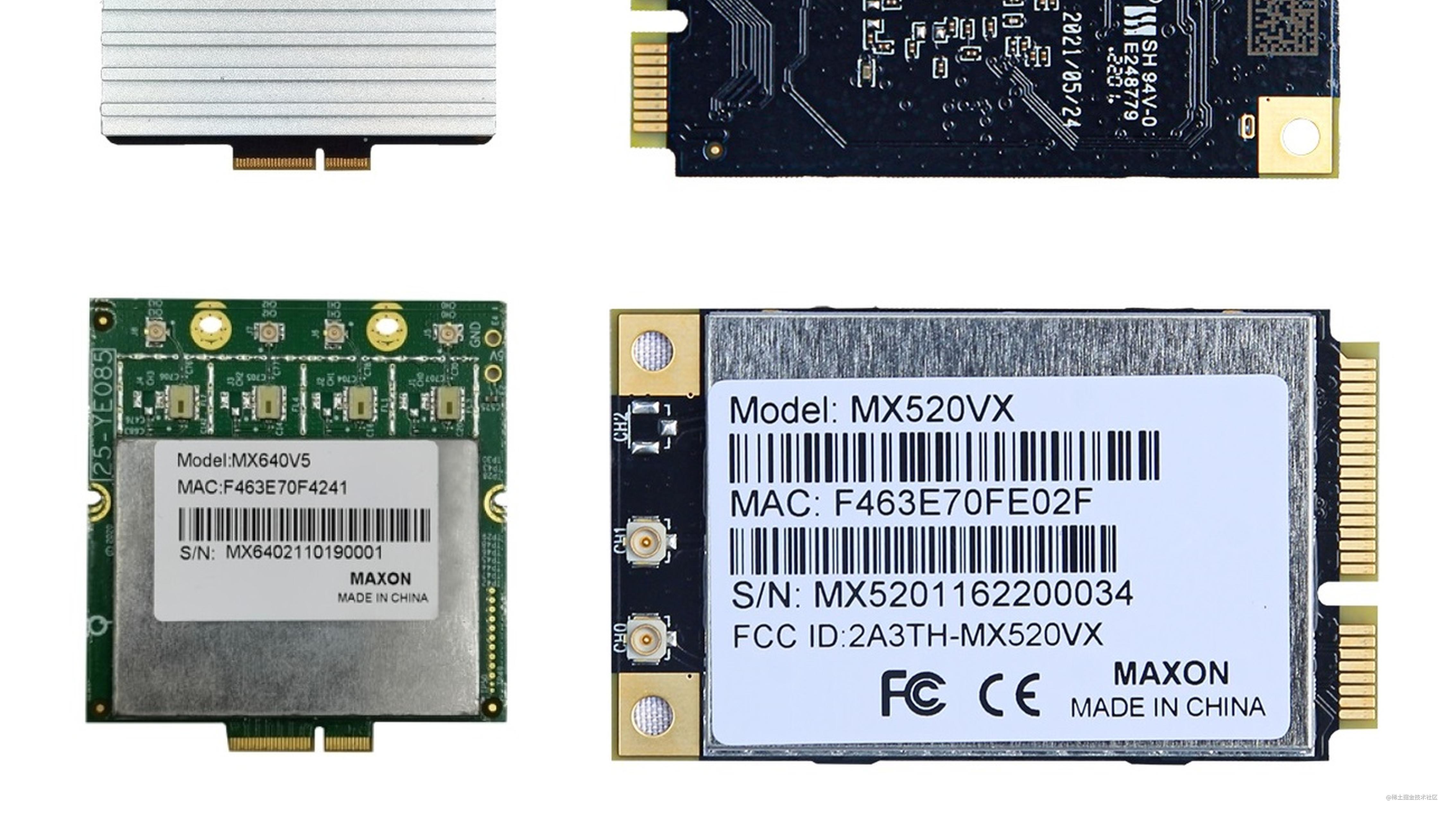 MX530VX Dual-Band 2GHz & 5GHz 3x3 MIMO 802.11ac Maxon wifi module - 掘金