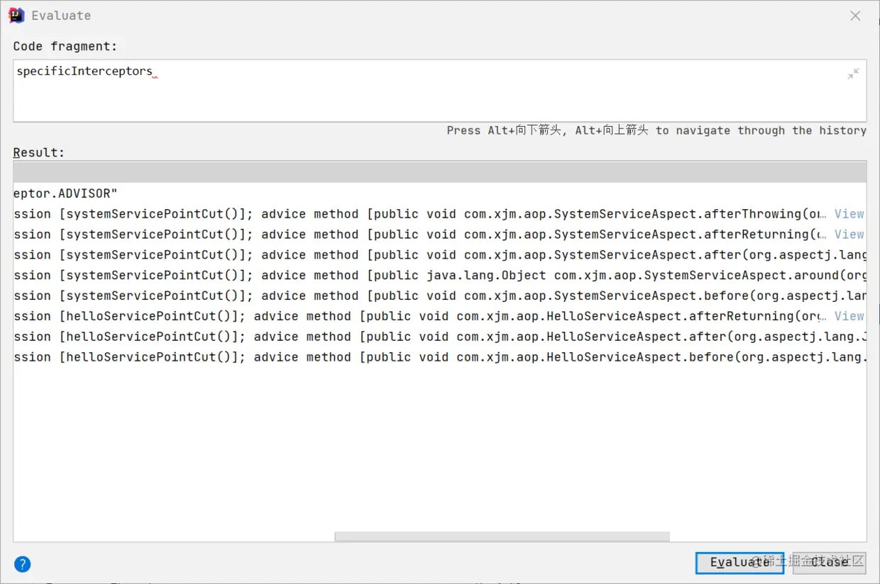 specificInterceptors