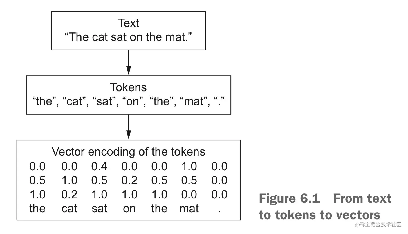 文本的向量化：从文本到token再到张量