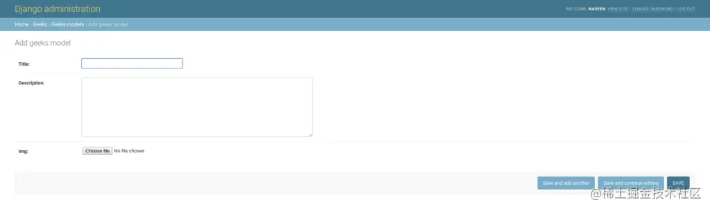 Django-Models-render-admin