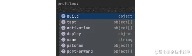 图 4.2 – Skaffold 配置文件