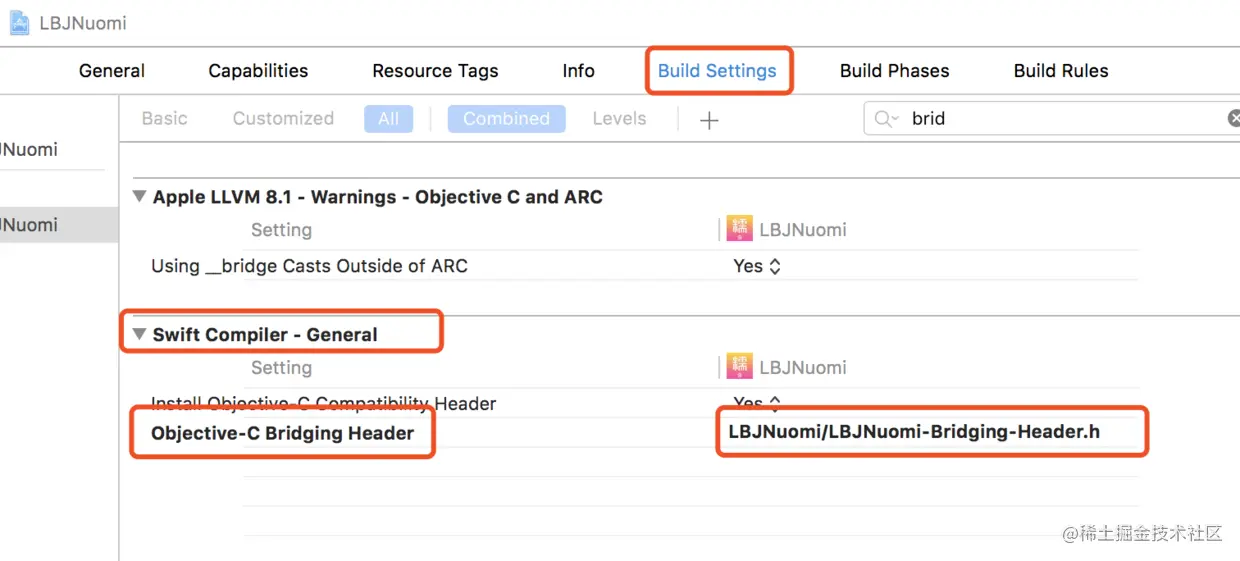 Objective-C Bridging Header