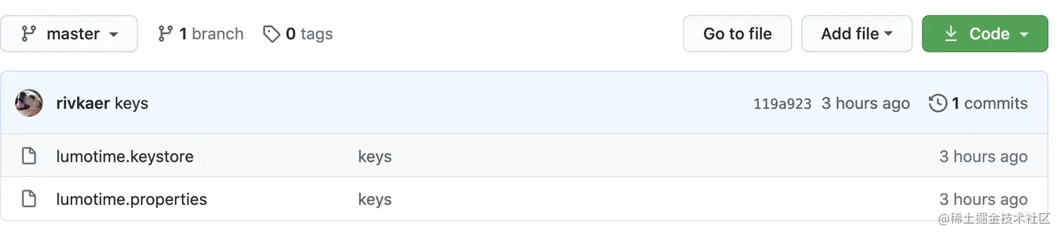 私有密钥库目录结构