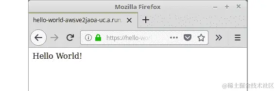 图 6.34：调用 hello-world 应用程序