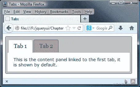 将自定义主题应用于选项卡