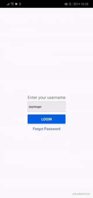 React Native Navigation demo gif