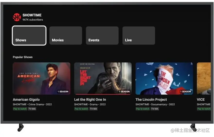黄金时段频道放映时间