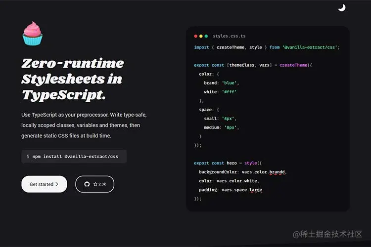 Example from vanilla-extract