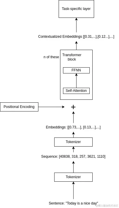 图2-1：基于transformer的模型的架构